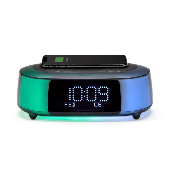 🔊iHome® Color Changing TimeBoost Glow Alarm Clock Wireless Charging USB Port 📱 - Picture 13 of 13